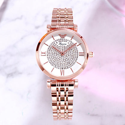 Ensemble montre électronique et collier “Full of Star” – Parure bijou pour femme