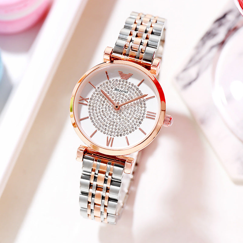 Ensemble montre électronique et collier “Full of Star” – Parure bijou pour femme
