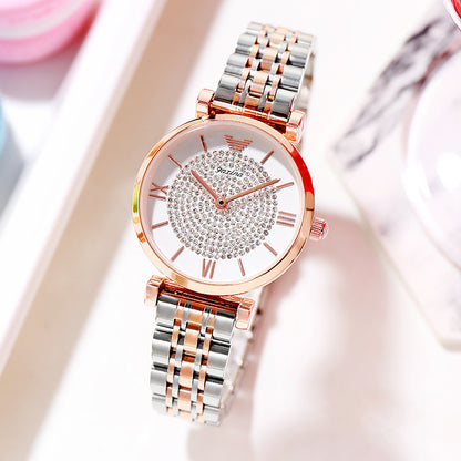 Ensemble montre électronique et collier “Full of Star” – Parure bijou pour femme