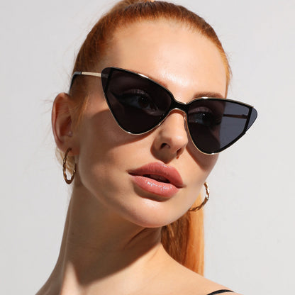 Lunettes de Soleil Rétro Cat-Eye pour Femme