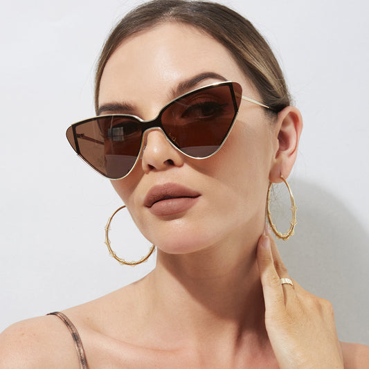 Lunettes de Soleil Rétro Cat-Eye pour Femme